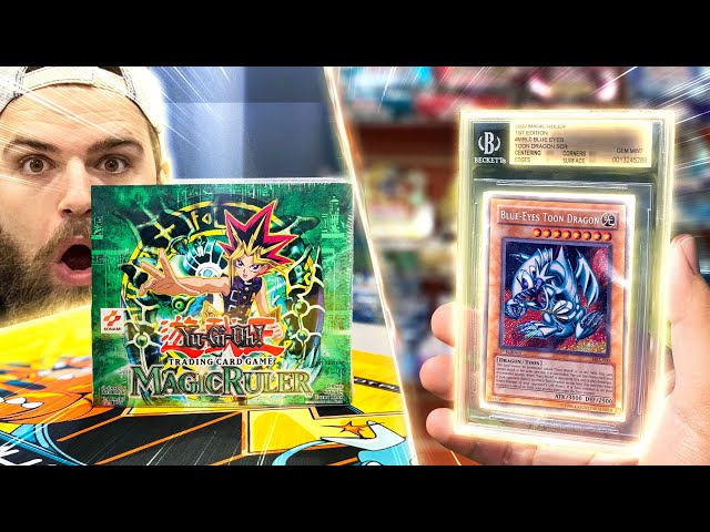 $15,000 Graded Yu-Gi-Oh! Cards Returns | Opening a VINTAGE Magic Ruler 1st Edition Box