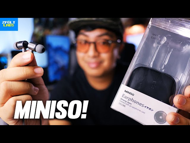 MINISO Earphone STRONG Bass Review - MINISULIT?