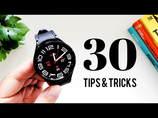 30 Tips & Tricks to do with Wear OS 4 | Galaxy Watch 6 Classic!