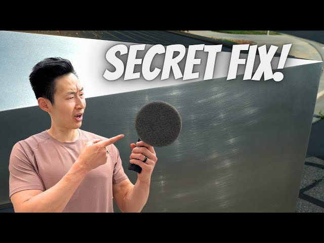 How to Fix Scratches on the Tesla Cybertruck (Tesla Employee Shares His Secrets)