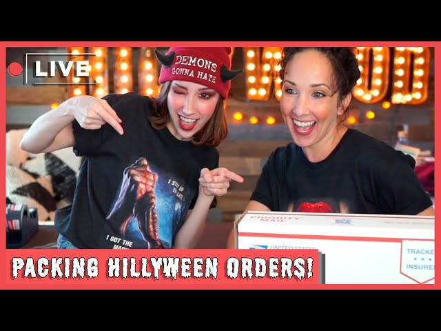LIVE │ Packing Hillyween Orders! 🎃