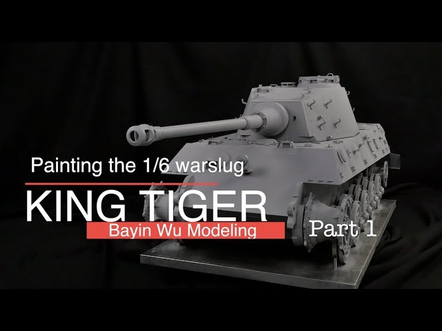 How to paint a Huge RC KingTiger  part1