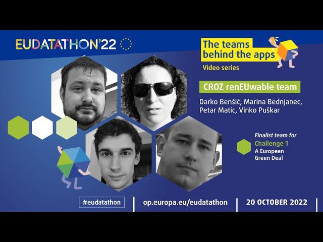 Meet the EU Datathon team behind CROZ renEUwable (2022)