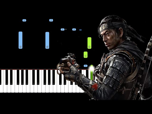 Ghost of Tsushima OST - Main Theme (The Way of the Ghost) Piano Tutorial