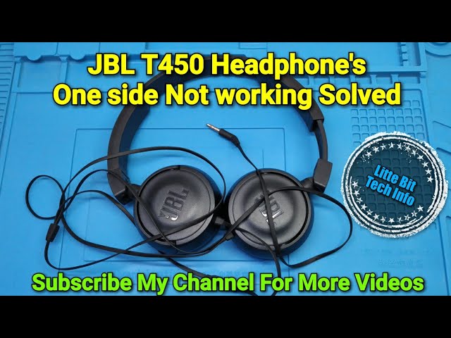 JBL T450 Headphone's One Side Not Working Solved | 3.5mm Jack Repair