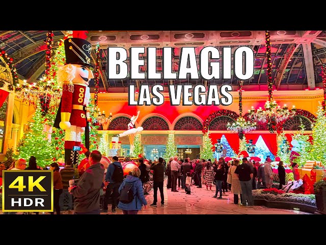 Bellagio Las Vegas Walk - December 2023