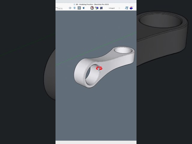 5 clicks(!) for complex SketchUp shape