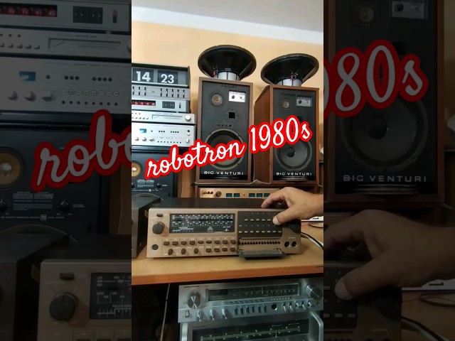 #1980s robotron tonica RX 80 receiver FM preset tuning sound test @Angelicaaudio