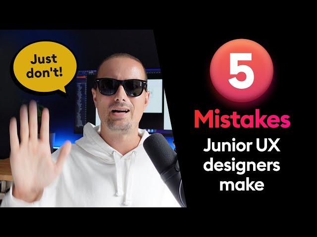 5 Mistakes that can cost you a job in UX