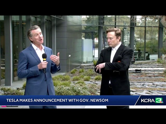 LIVE | Gov. Newsom and Elon Musk are making an announcement about Tesla