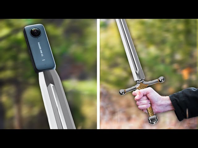 Insta360 Camera on a Sword!