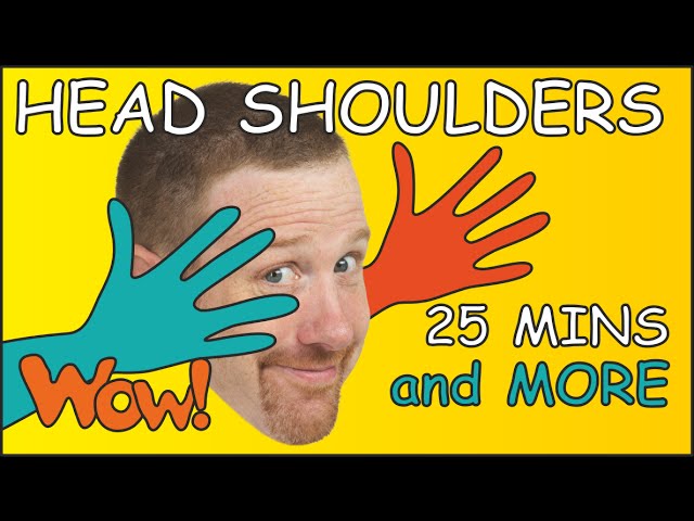 Head Shoulders + More | 25 Mins funny Collection for Kids | Body Parts from Steve and Maggie