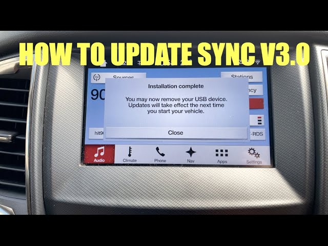 Ford Ranger Sync 3 Version 3.0 | How To Update!