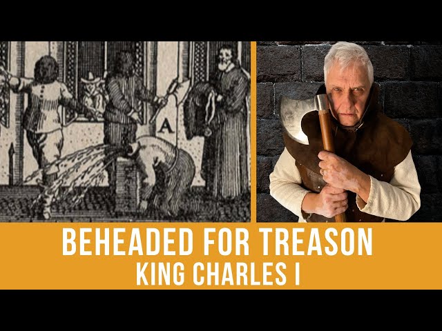 King Charles I beheaded for treason