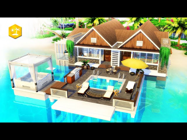 Modern bungalow | Two family house | NoCC | The Sims 4 Speed Build (Stop Motion)