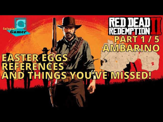 Red Dead Redemption 2 (2018) Part 1 - Ambarino - Easter Eggs and References!