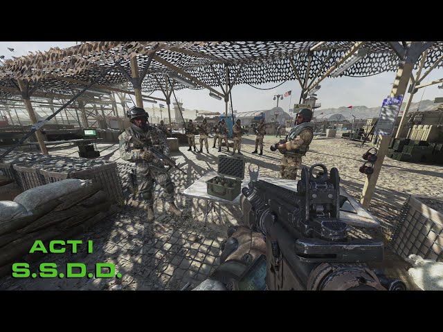 Call of Duty Modern Warfare 2 Remastered Gameplay - ACT 1 - Mission 1 - S.S.D.D. (PC)