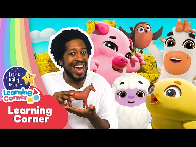 Meet All Animals in the Farm | Learning Corner | Learning Videos For Kids | Animals Names & Sounds