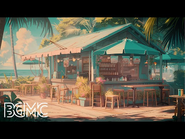 Relaxing Hawaiian Instrumental Music with Fall Ambience - Perfect for Work Vibes in Autumn