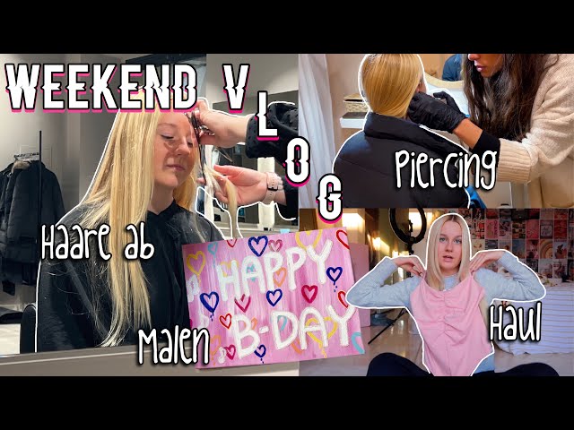 Weekend Vlog: Haare ab & neues Piercing | MaVie Noelle