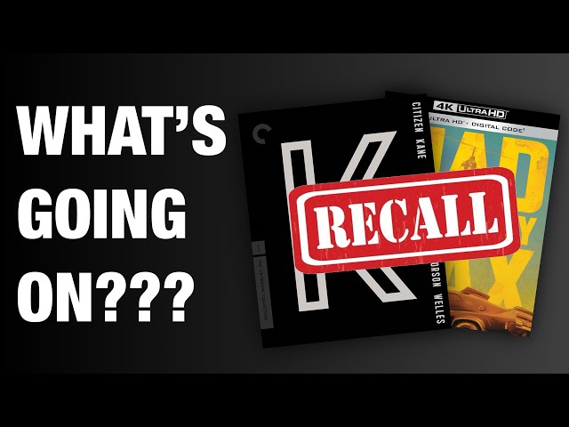 MORE 4K & BLU-RAY DISC RECALLS | WHAT’S GOING ON WITH PHYSICAL MEDIA QUALITY CONTROL!?!