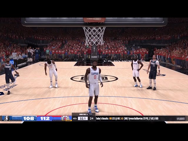NBA 2K24 Playoffs Mode | CLIPPERS vs MAVERICKS GAME 5 | Ultra PS5 Gameplay 4th QTR