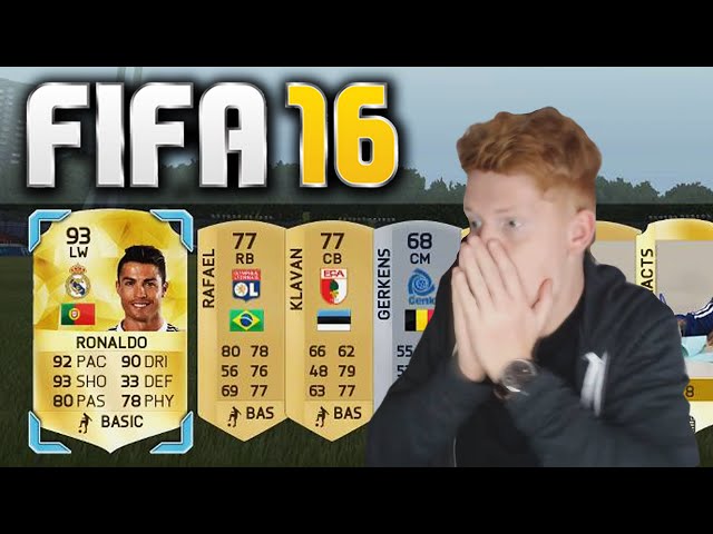 TWO RONALDOS IN A PACK!! OMFG LIVE REACTION - FIFA 16 PACK OPENING