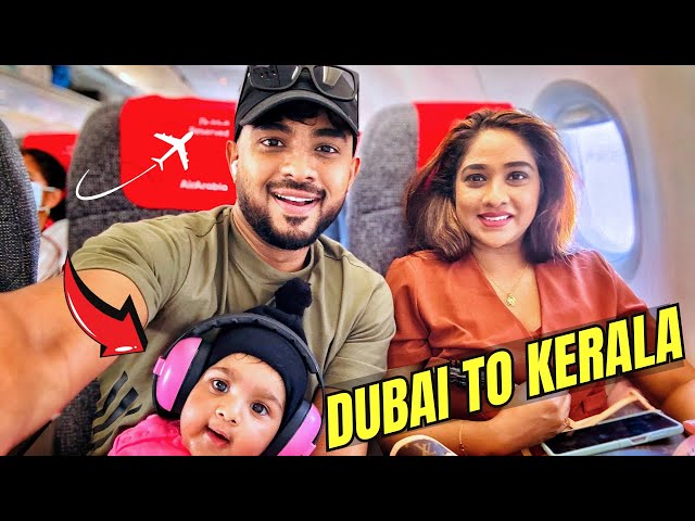 OUR BABY'S FIRST FLIGHT 😍🔥 | MEETING FAMILY IN KERALA ❤️