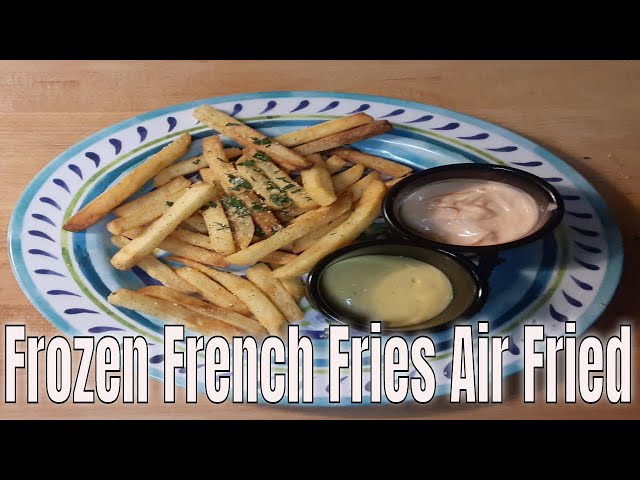 Frozen French Fries in the Air Fryer-seasoned quick cook time super crunch!