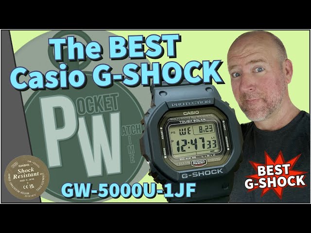 The BEST G-SHOCK — Casio GSHOCK  GW-5000U-1 / GW5000U — Metal Body Tough — Unboxing & Review