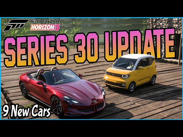 Forza Horizon 5 Series 30! 9 New Cars, Car Pack + DRONE SHOW!