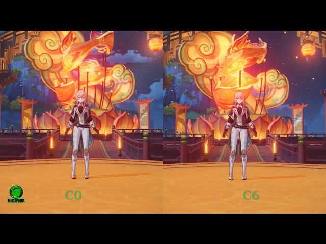 Jean C0 vs C6 Elemental Burst Animation Comparison Genshin Impact