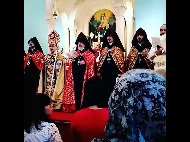 Armenian Orthodox Church Service at the Catholicosate in Beirut, Lebanon 63230829 005354 355 edited