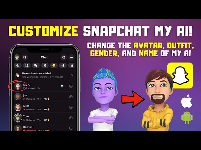 How to Customize My AI on Snapchat! | Change the Avatar, Outfit, Gender, and Name