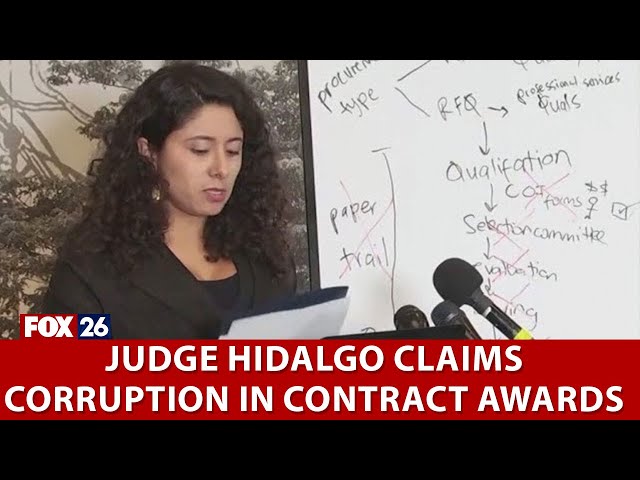 Judge Hidalgo sounds alarm on contracting