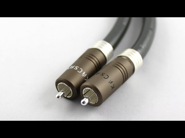 How to assemble stereo RCA interconnect cable (pure silver conductor + silver plated RCA plug)