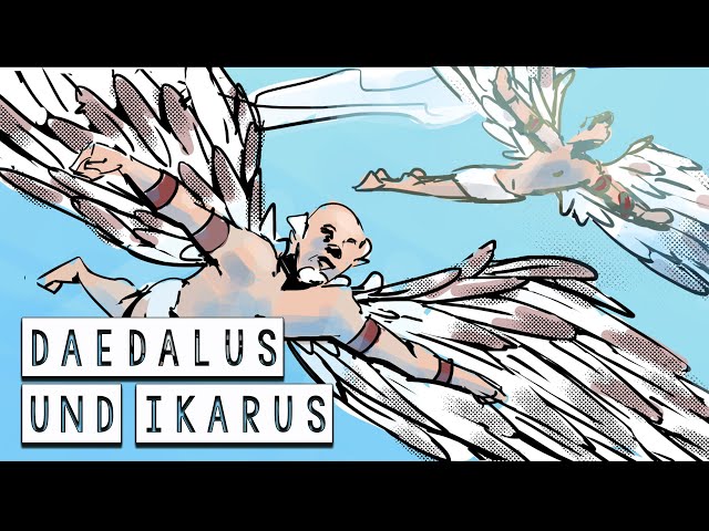 Dädalus und Ikarus - Griechische Mythologie in Comics - Geschichte und Mythologie Illustriert