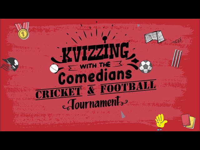 KVizzing with the Comedians Cricket and Football Edition Teaser