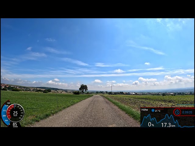 Scenic Indoor Cycling Workout Germany to France Garmin 4K Video