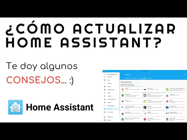¿Cómo actualizar Home Assistant? (CONSEJOS)