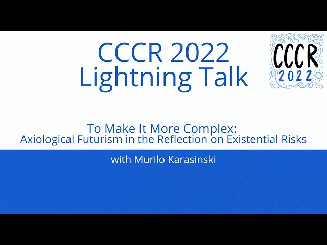 CCCR 2022 Lightning Talk: Murilo Karasinski