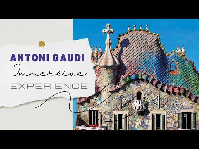 Antoni Gaudi creation at Dubai Immersive experience