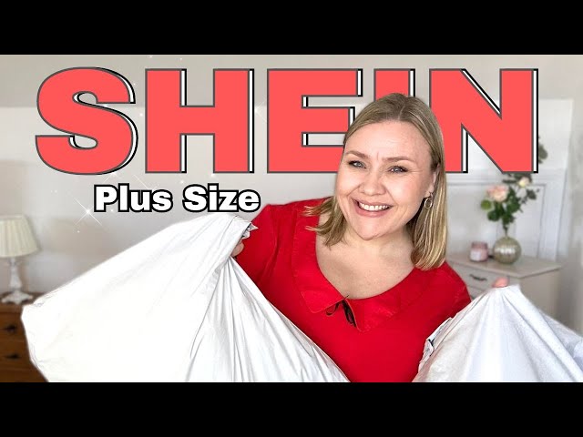 HUGE SHEIN HAUL | plus size try on haul | perfect for apple shapes