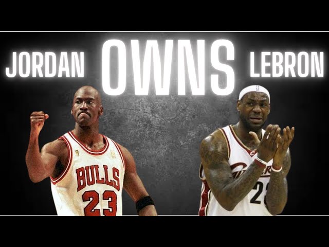 Jordan OWNS LeBron...A Complete Playoff DESTRUCTION