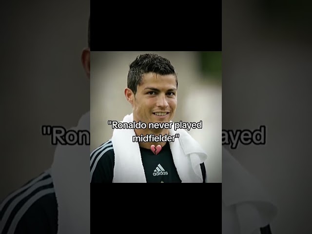 Ronaldo Didnt Played As A Midfielder 🤡 #shorts #ronaldo #football #messi #trend #viral
