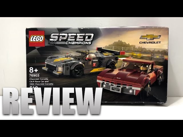 LEGO Speed Champions Chevrolet Corvette C8.R Race Car And 1968 Chevrolet Corvette Review