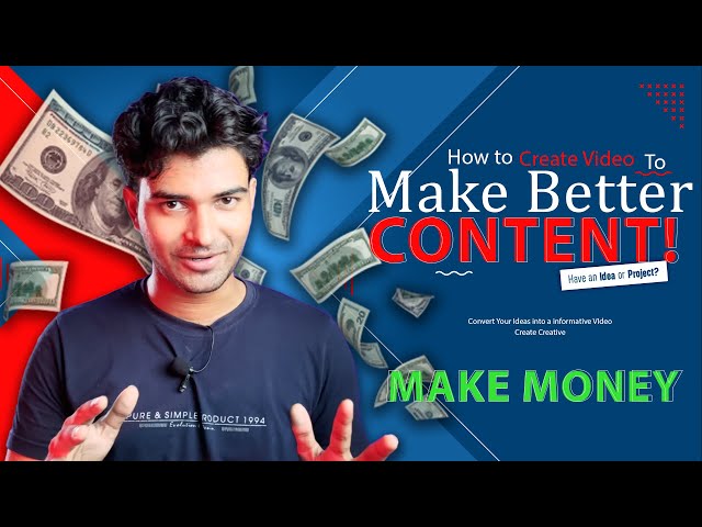 How to create videos for youtube channel or any other Platform, Earn Money Follow Simple Process