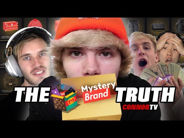 Truth on Mystery Brand Scam. PewDiePie Sponsored like Jake Paul & Rice Gum?