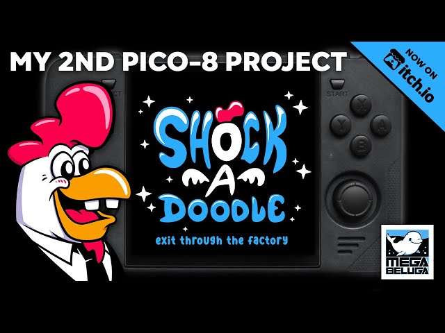Shock-A-Doodle - My 2nd PICO-8 Game