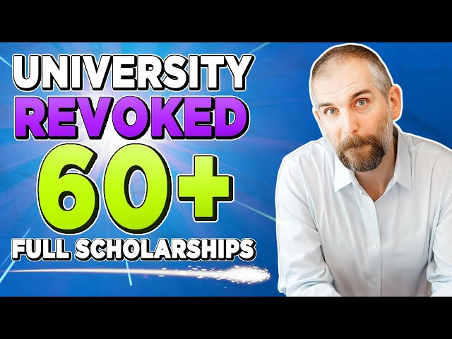 205: University Revoked Over 60 Full Scholarships (+ What You Can Do) | College Essay Guy Podcast